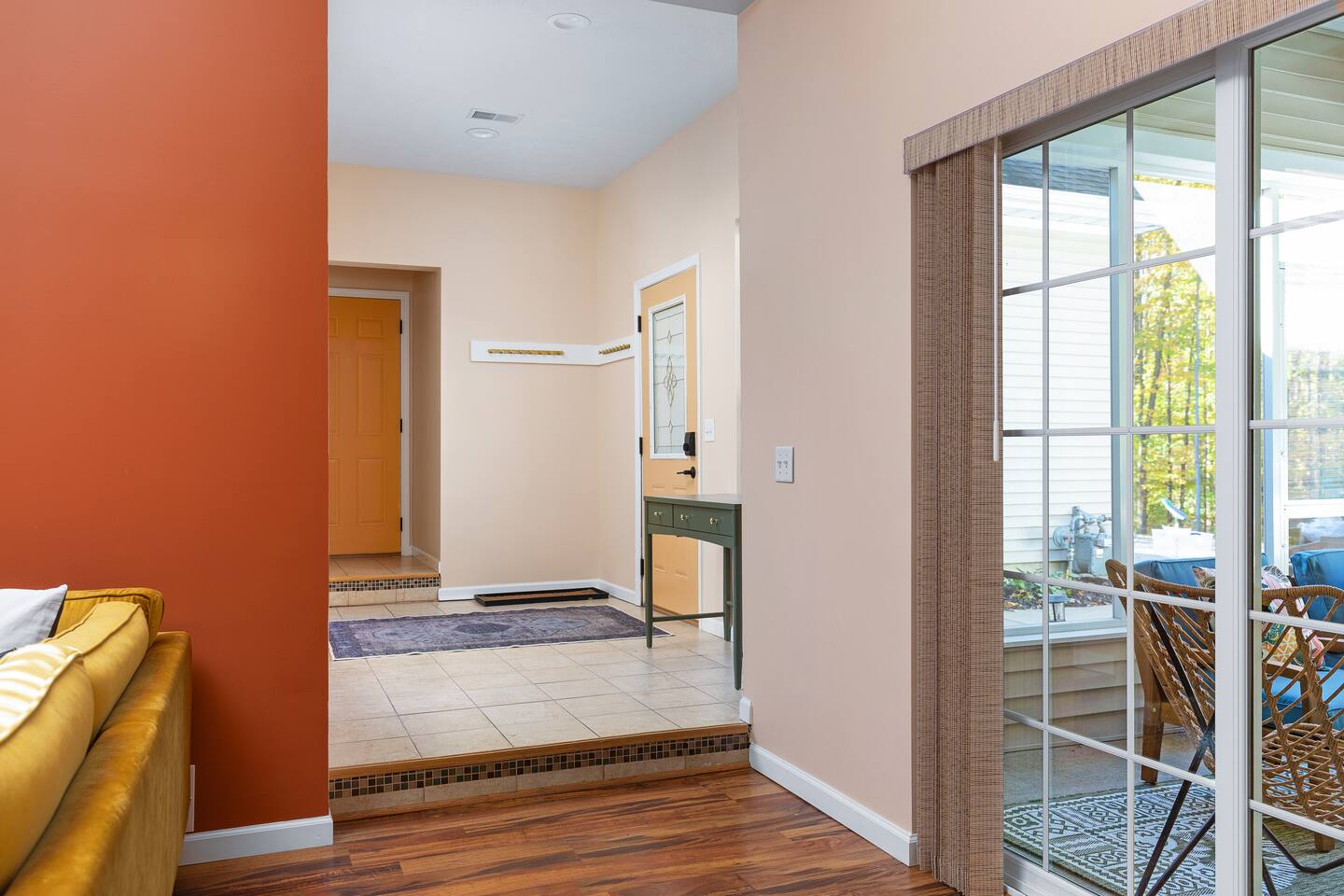 Living room & entry