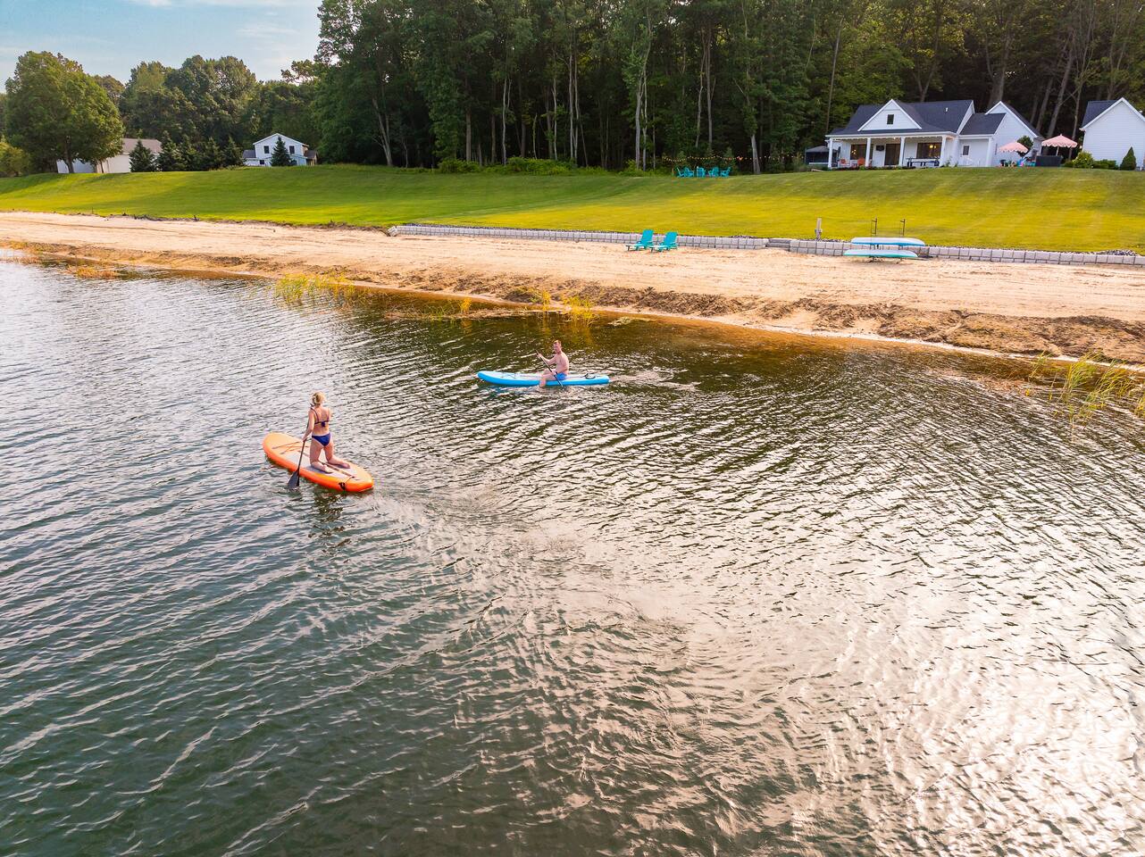Private lake & beach